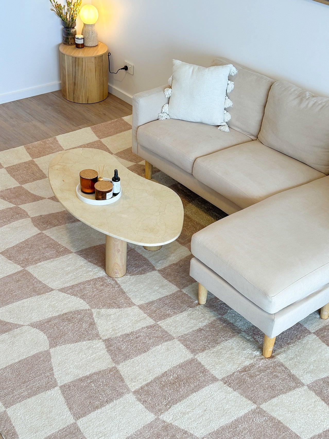 logan beige and ivory abstract checkered washable rug logan beige and ivory abstract checkered washable rug