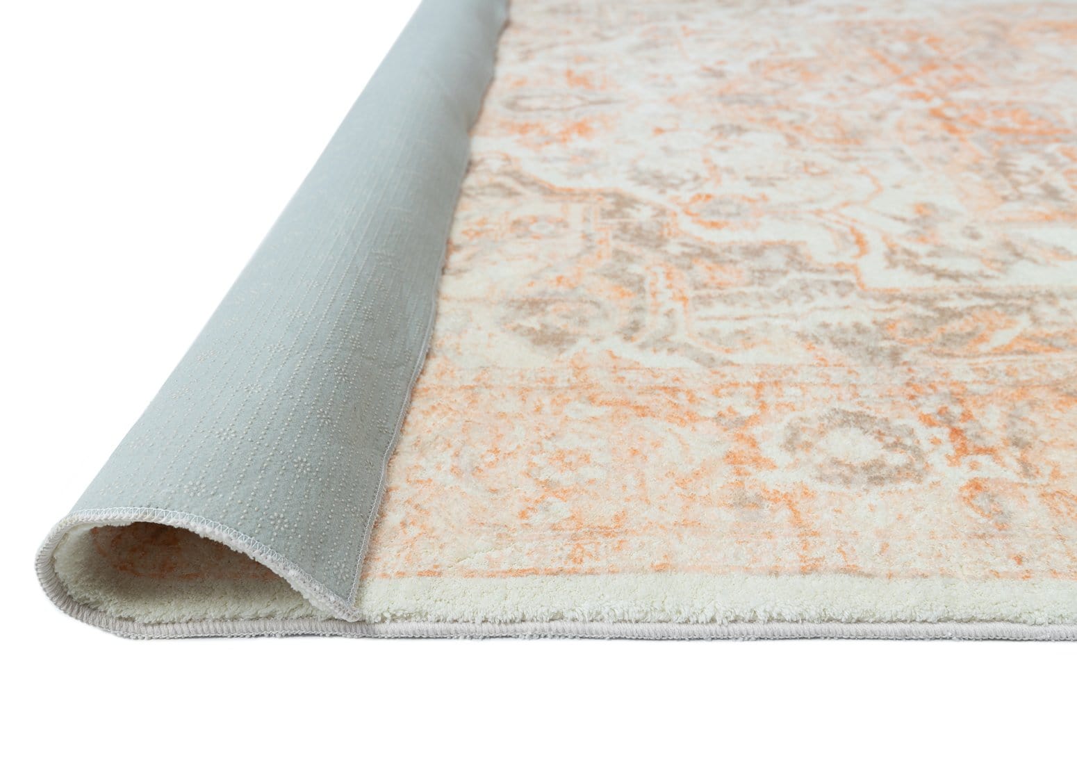 theodora orange and beige distressed washable rug theodora orange and beige distressed washable rug