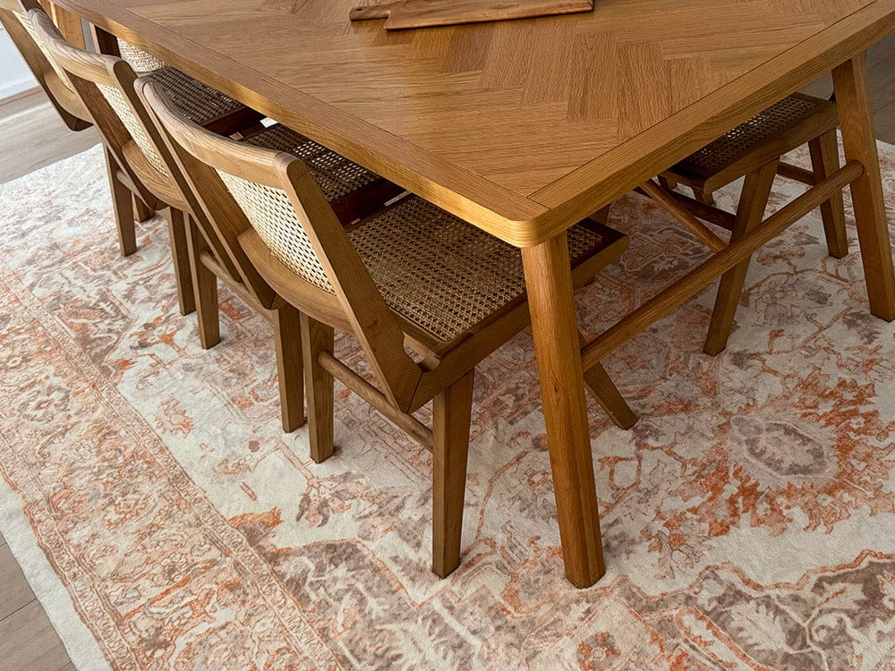 theodora orange and beige distressed washable rug theodora orange and beige distressed washable rug