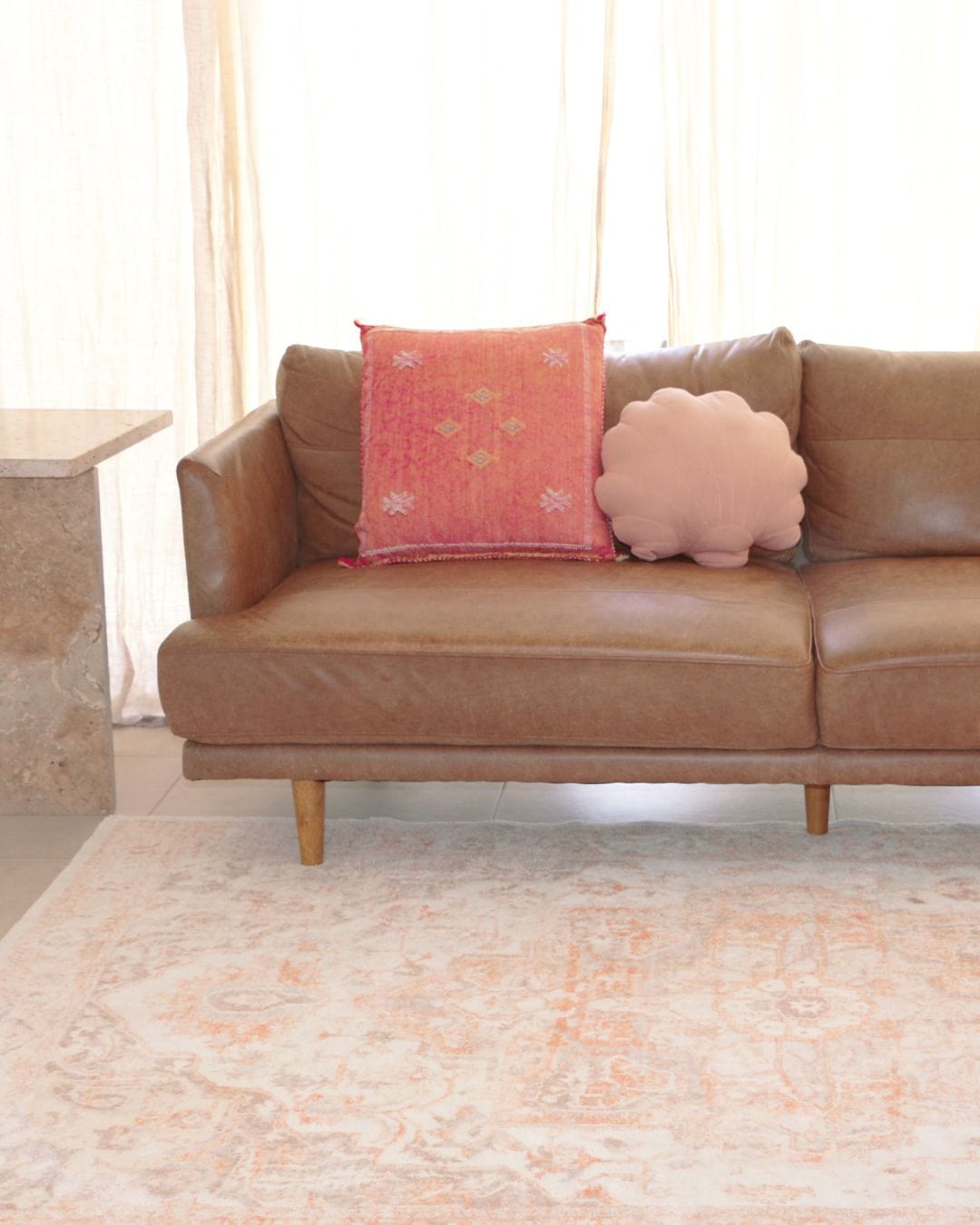 theodora orange and beige distressed washable rug theodora orange and beige distressed washable rug