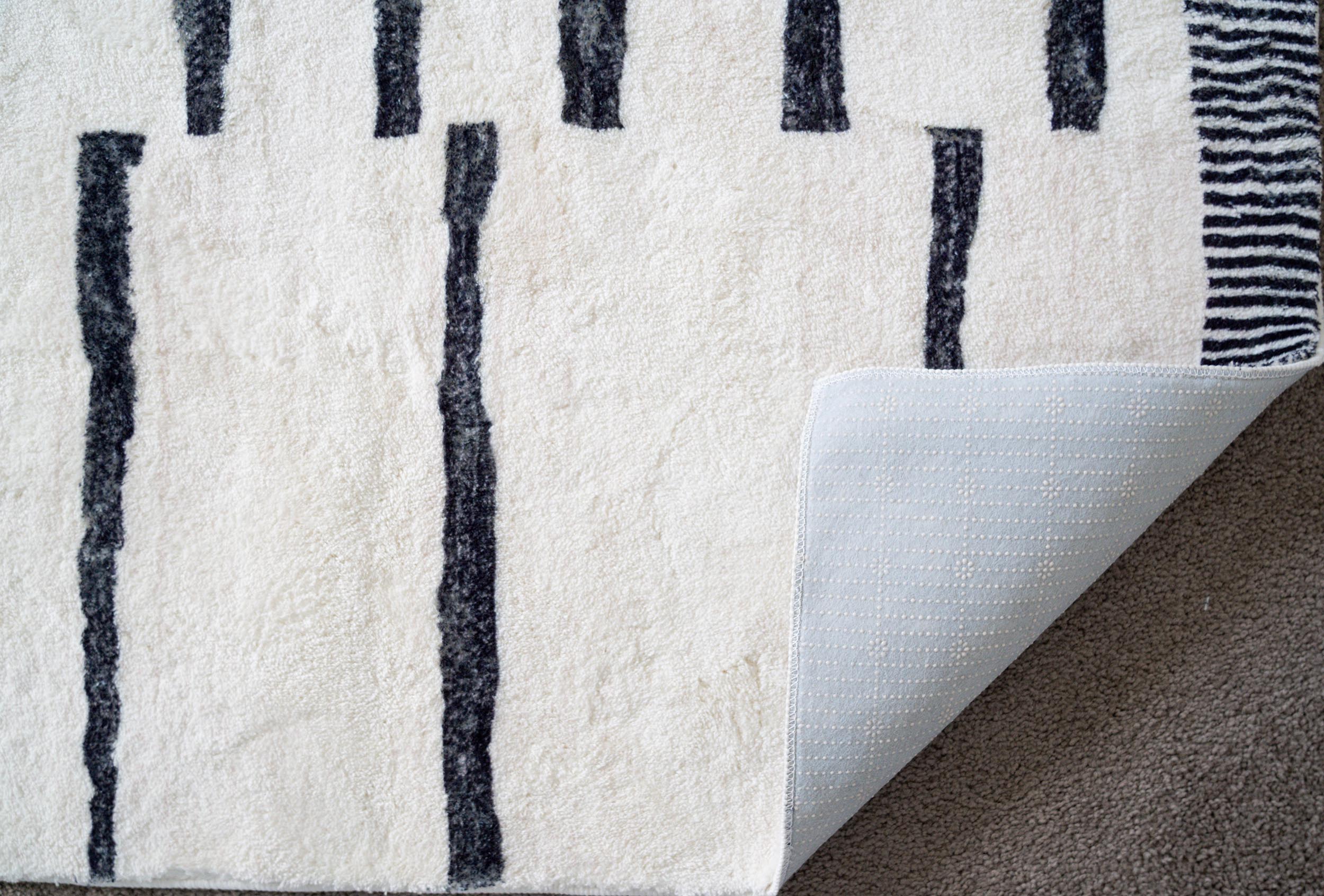 vesper black and ivory tribal washable rug vesper black and ivory tribal washable rug